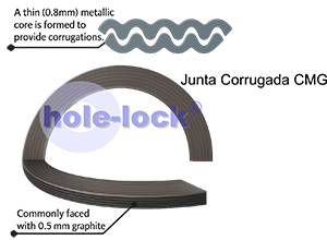 cmg gasket junta corrugada Dyscar supplier