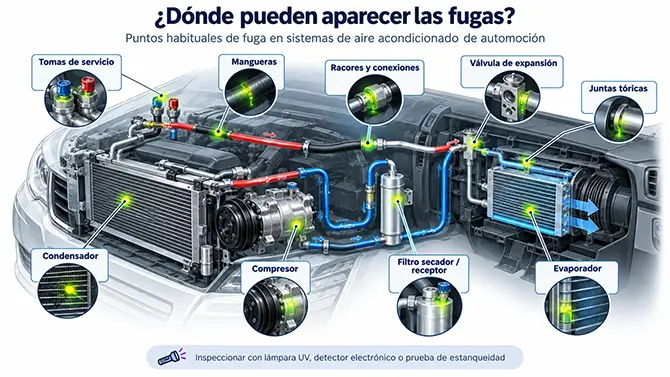 fugas-tipicas-en-el-aire-acondicionado-del-coche-AC